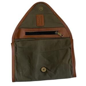 West Path Canvas Roll Up Travel Kit Organizer Toiletry Dopp Kit Bag Olive Green